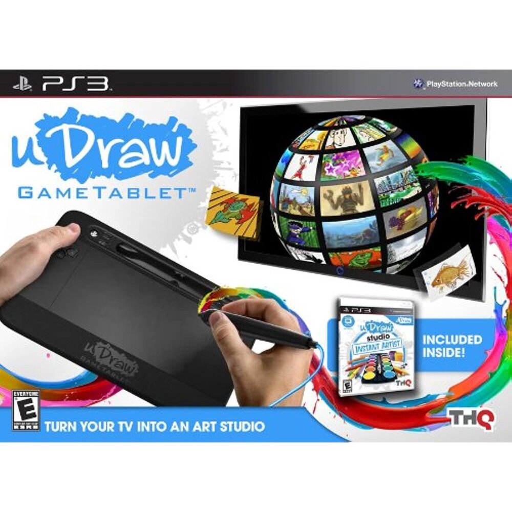 Wii U Draw Game Tablet U Draw Studio - Black